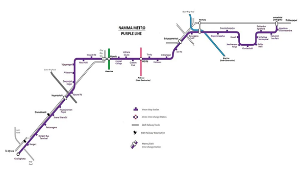 Featured Image of Purple Line Metro Stations List
