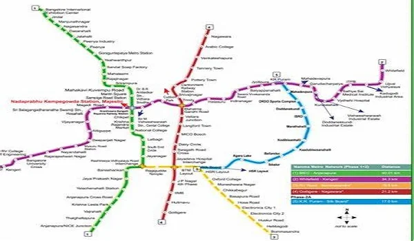Featured Image of Whitefield Metro Route Map